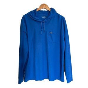 Vineyard Vines Men's Pima Cotton Pull Over Blue Size Large